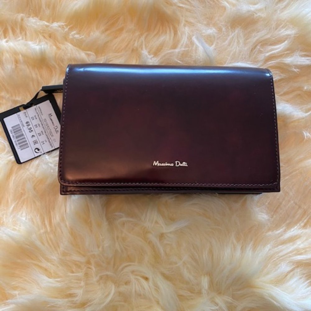 MASSIMO DUTTI CROSSODY/CLUTCH WITH CHAIN
